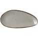 Servierplatte oval 25,5x12,5cm Taste taupe