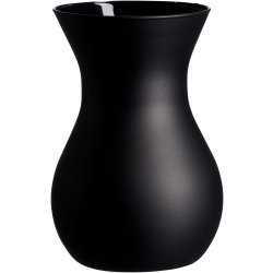 Vase 18cm Annalena schwarz matt