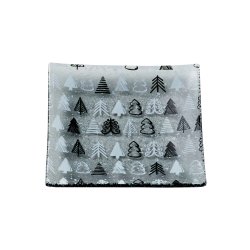 Servierplatte 15x15 cm Tree Grey Winter