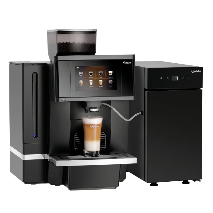 Bartscher - Kaffeevollautomat KV1 Comfort + Milchkühlschrank KV8, 190031 +  190085 ✓ Kunststoff 